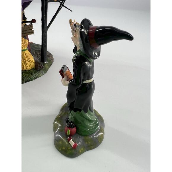 Dept 56 Halloween Snow Village House Witch Way Flight School Video Decoration - Picture 13 of 16